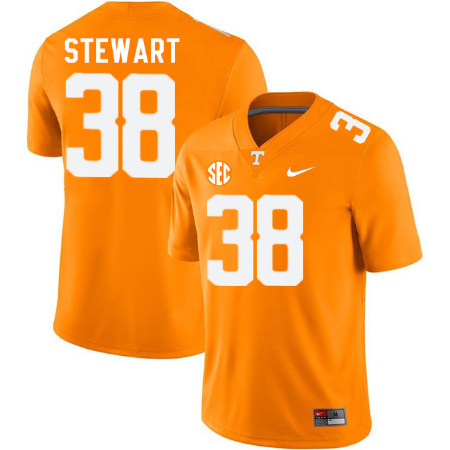 Men #38 Andre Stewart Tennessee Volunteers College Football Jerseys Stitched-Orange